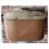 Primitive Copper Boiler with Lid 22" x 12" x