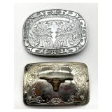 (2) Belt Buckles