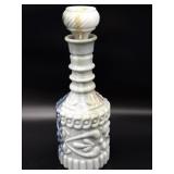 Vintage Slag Glass Jim Beam Decanter Bottle 11.5"