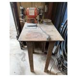 Bench Grinder & Steel Table 18'x24'x32'