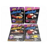 (4) Johnny Lightning Hot Rods Cars in Original