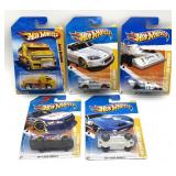 (5) HotWheels Cars in Original Packaging