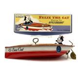 Schylling Felix the Car Wind-Up Tin Toy Speedboat