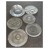 Glass Serving Platters and Lid - 14' and