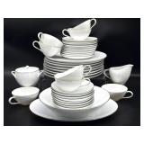 Vintage Style House Fine China Platinum Ring Dish