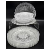 Vintage Glass Plates 10' and Smaller