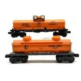 Lionel Lines 6465 Tank Car and Lionel Gulf Tank