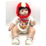 Klowns by Kay Porcelain Head Doll 21'