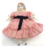 Porcelain Head Doll with Porcelain Hands and Feet