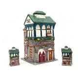 Mercuries Ceramic Post Office Cookie Jar and