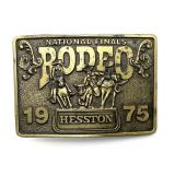 1975 Hesston National Finals Rodeo Belt Buckle