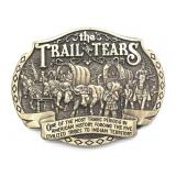 Oklahoma The Trail of Tears Belt Buckle 3.5'