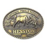 1981 Hesston National Finals Rodeo Belt Buckle