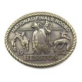 1982 Hesston National Finals Rodeo Belt Buckle