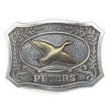 Vintage Peters Ammunition Belt Buckle 3.25'