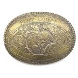 1974 Fort Scott Rodeo Crumrine Belt Buckle 4'