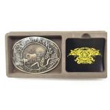 1985 Stafford, KS Belt Buckle 3.75' - with box