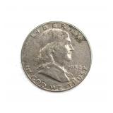 1952-D Franklin Half Dollar