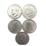 (5) Eisenhower Dollars