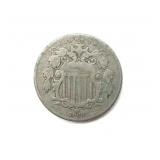 1869 Shield Nickel