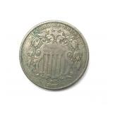 1867 Shield Nickel