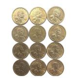 (11) Sacagawea Dollars