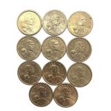(11) Sacagawea Dollars