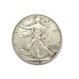 1943-D Walking Liberty Half Dollar