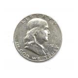 1952-S Franklin Half Dollar