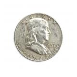 1957-D Franklin Half Dollar