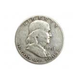 1951 Franklin Half Dollar