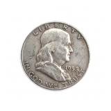 1958-D Franklin Half Dollar