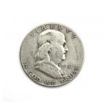 1951-S Franklin Half Dollar