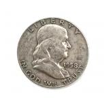 1958-D Franklin Half Dollar