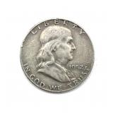 1952-D Franklin Half Dollar
