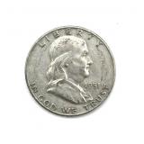 1951-D Franklin Half Dollar