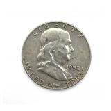 1958-D Franklin Half Dollar