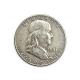 1951-D Franklin Half Dollar