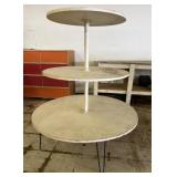 Vintage Tiered Round Display, 47'x56'T