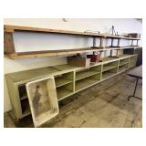 Shelving 25' x19'x31'T, (one piece) Includes