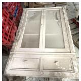 Antique Cabinet, Built To Be Wall Recessed