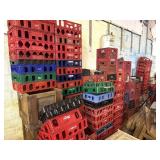 (110 +\-) Coca-Cola Crates, Some may contain
