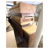 10' Wooden Counter w/ Sliding Back, 8' Drawer