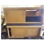 (2) Retail Counter Cabinets, Sliding Storage