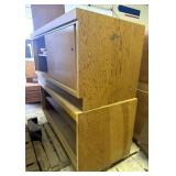 (2) Retail Counter Cabinets, Sliding Storage &