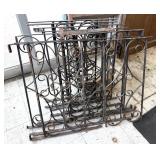 (8) Iron Railing Fillet Pieces, Sizes Vary