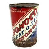 Vintage Homoco Oil Quart Can- Metal-
