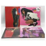 (4) Vinyl Record Albums : Janet Jackson, Donna