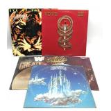 (5) Vinyl Record Albums : Toto, Survivor, War,