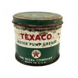 Vintage Texaco Water Pump Grease Can 4" x 3.5"
